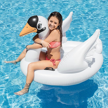 Intex Swan Inflatable Ride-On, 51
