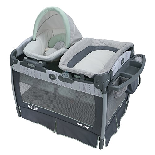 Graco Pack 'n Play Playard with Nuzzle Nest Sway Seat, Mason, Only $117.33, You Save $152.66(57%)