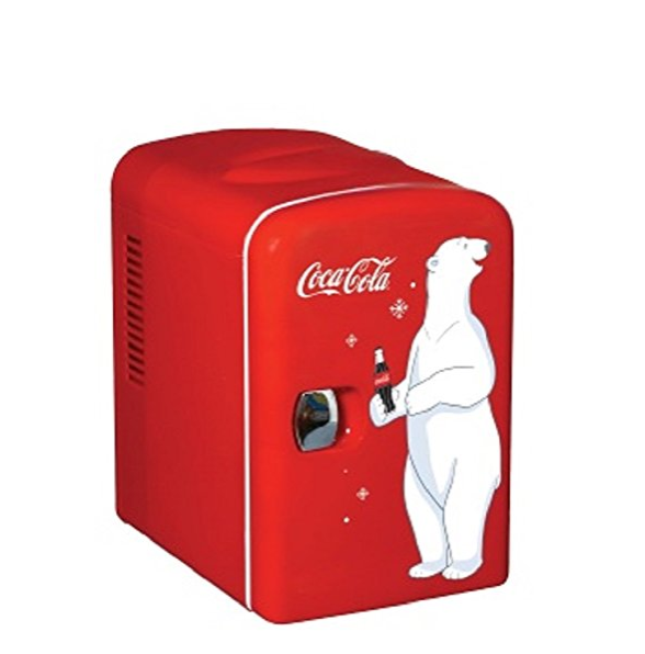 Coca Cola KWC-4 6-Can Personal Mini 12-V Car Fridge only $28.39
