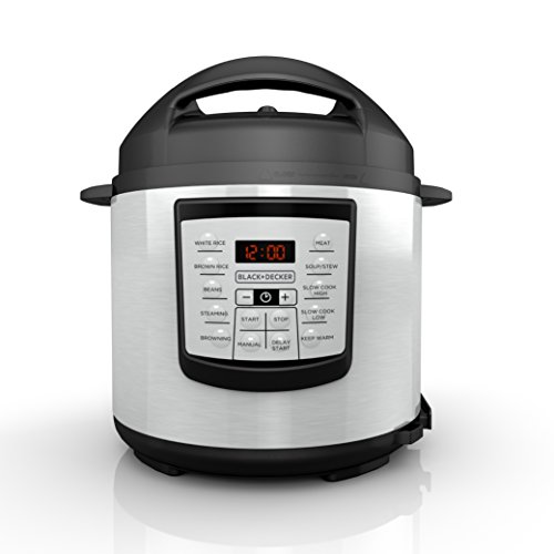BLACK+DECKER 6 quart 11-in-1 Cooking Pot, Stainless Steel, Pressure Cooker, Slow Cooker, Multi-Cooker, PR100, Only $54.99, free shipping