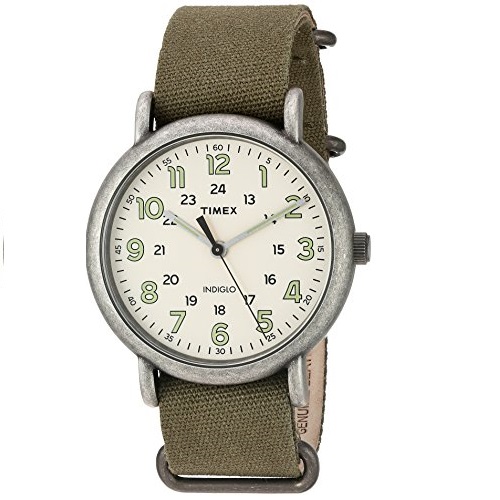 TIMEX 天美時 Weekender Oversized 男款復古腕錶，原價$55.00，現僅售$35.75，免運費