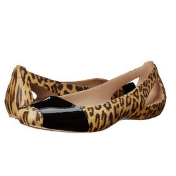 crocs 卡骆驰 Sienna Leopard 女士平底凉鞋  特价仅售$20.00