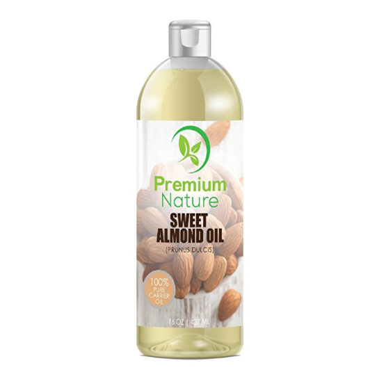 Sweet Almond Oil Natural Carrier Oil - 16 oz Cleansing Properties Evens Skin Tone Treats Irritated Skin Nourishes Moisturizes & Prevents Aging Premium Nature only $7.99