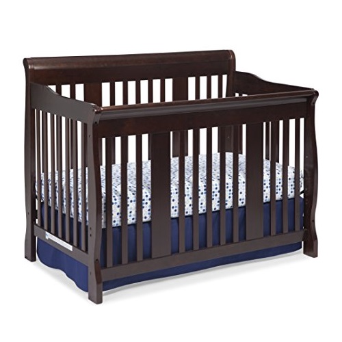 Stork Craft Tuscany 4-in-1 Convertible Crib, Espresso, Only $123.85, free shipping