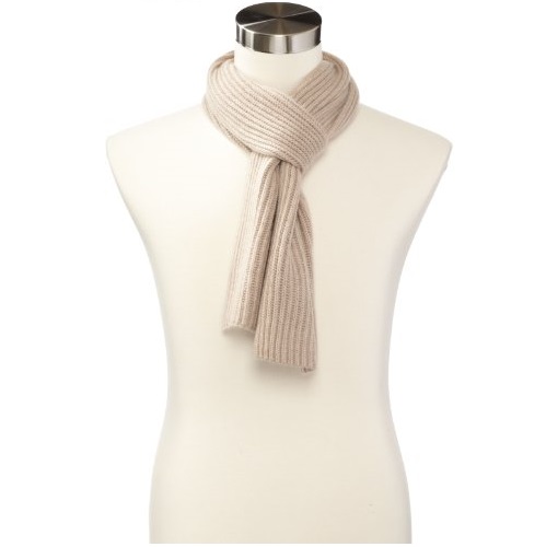 Williams Cashmere Men's 100% Cashmere Solid Knit Scarf, only $24.55