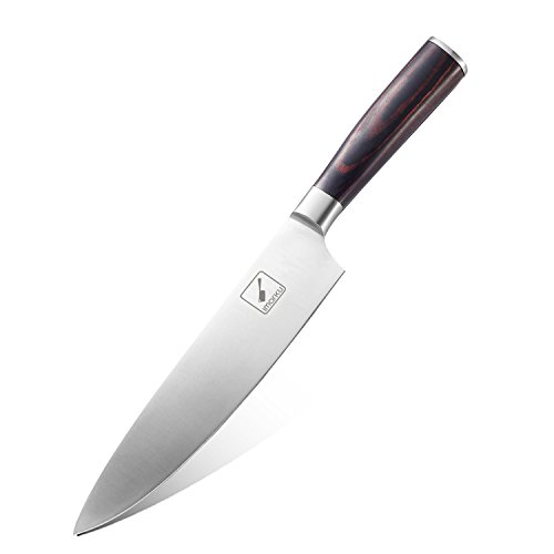 Imarku Pro Kitchen 8 inch Chef's Knife High Carbon Stainless Steel Sharp Knives Ergonomic Equipment, Only $22.99