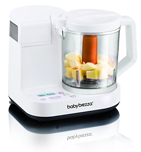 Baby Brezza Small Baby Food Maker Set – Cooker and Blender in One to Steam and Puree Baby Food for Pouches - Make Organic Food for Infants and Toddlers - Includes 3 Pouches and 3 Funnels, Only $99.99