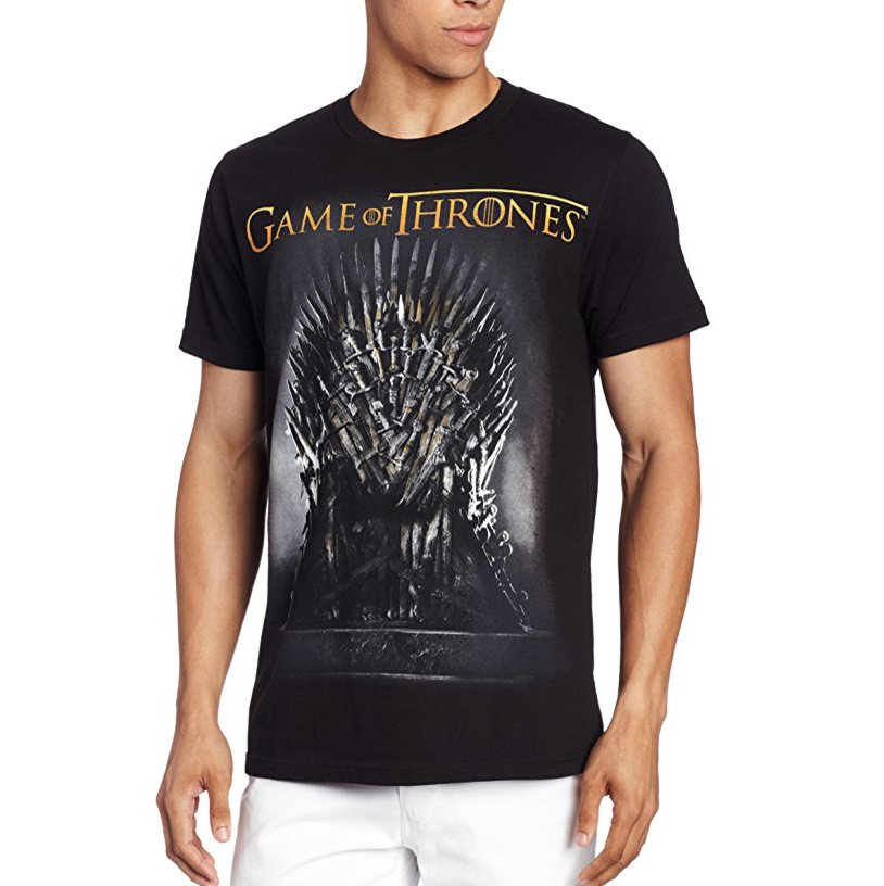 HBO'S Game of Thrones Men's Throne T-Shirt ONLY $7.89