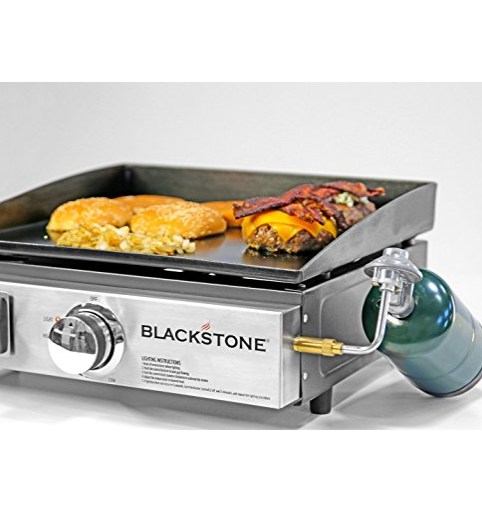 鐵板魷魚走起來！史低價！Blackstone 攜帶型戶外煤氣燒烤鐵板爐, 現僅售$51.38, 免運費