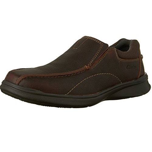 Clarks Men's Cotrell Step Slip-on Loafer, Brown Oily, 9 M US, Only $40.79, You Save $49.21(55%)