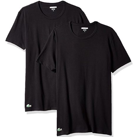 Lacoste Men's 2-Pack Colours Cotton Stretch Crew T-Shirt $20.99 FREE Shipping on orders over $25