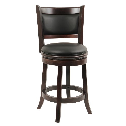 Boraam 48824 Augusta Swivel Stool, 24-Inch, Cappuccino, Only $50.42, free shipping
