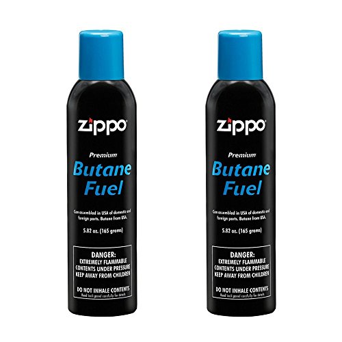 史低价！Zippo Butane Fuel 芝宝火机专用燃气，5.82 oz/罐，共2罐，现仅售$10.88