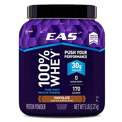 EAS 100% Pure Whey Protein Powder, Chocolate, 5lb Tub, 30 grams of Whey Protein Per Serving , only $30.57, free shipping  using SS