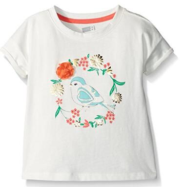 Crazy 8 Baby 女童短袖T恤   特价低至$2.95