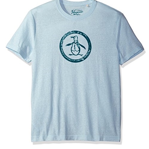 Original Penguin 企鵝牌 男士圓領印花T恤，現僅售$12.52