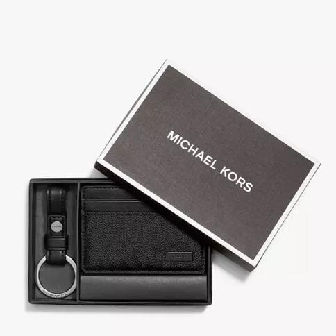 MICHAEL KORS 鑰匙扣卡包禮盒套裝  特價僅售 $19.80