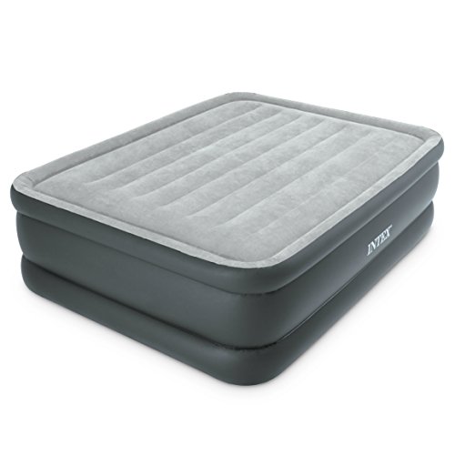 Intex Dura-Beam Standard Series Essential Rest Airbed with Built-In Electric Pump, Bed Height 20