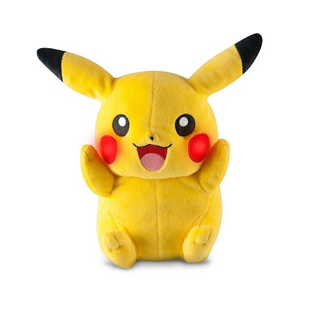 超萌！史低價！Pokémon會說話的皮卡丘10吋 毛絨玩偶，原價$29.99，現僅售$19.99