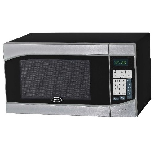 Oster OGH6901 0.9 Cubic Feet 900-Watt Countertop Digital Microwave Oven, Stainless Steel/Black, Only $39.81, You Save $37.42(48%)