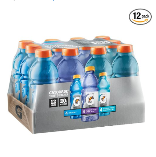 Gatorade 佳得樂 運動飲料x12瓶, 現點擊coupon僅售$6.79, 免運費！