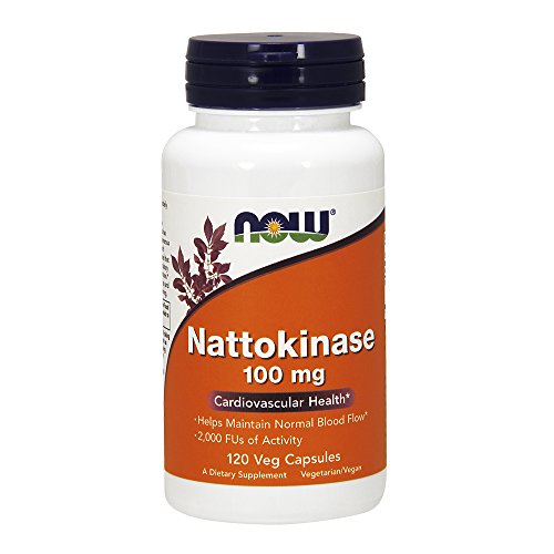 NOW Foods Nattokinase 100 mg,120 Veg Capsules, Only $15.00