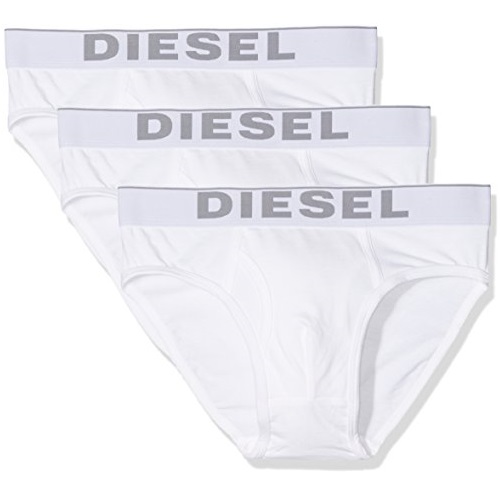 Diesel Men's Blade 3-Pack Cotton Stretch Brief, White, Small, Only $21.59, You Save $14.41(40%)