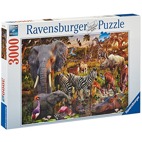 Ravensburger非洲动物拼图3000块$20.23