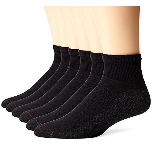 Hanes Men's 6 Pack Ankle Sock, (Size 6-12/Black), Only $6.50, free shipping after using SS