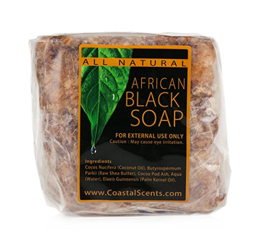 COASTAL SCENTS 非洲黑香皂 453g, 现仅售$10.55，免运费！