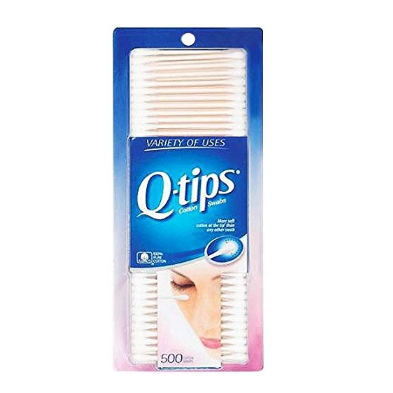 Q-Tips Cotton Swabs, 500 Count, (Pack of 2)  $5.88.