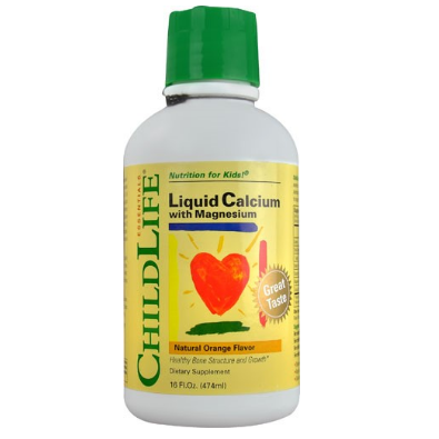 $8.71 ChildLife Calcium with Magnesium Liquid, Orange, 16 Fl Oz