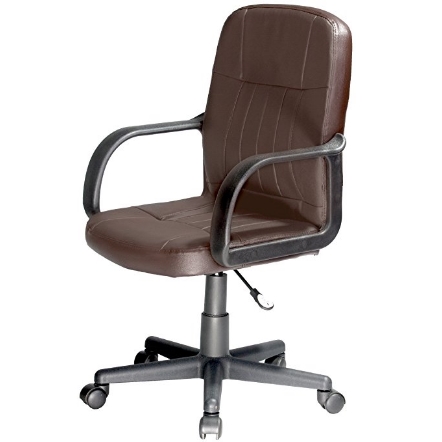 Comfort Products 60-5607M08 Mid-Back Leather Office Chair, Brown $36.76 FREE Shipping