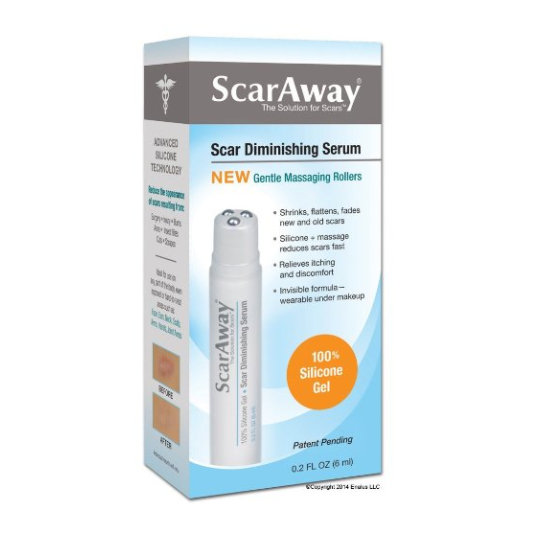ScarAway Silicone Gel Scar Treatment, Scar Diminishing Serum with Massaging Applicator, 0.2-Ounce  only $9.78