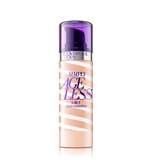 Covergirl & Olay Simply Ageless 3-in-1 Liquid Foundation, Warm Beige, 1 oz only $11.94