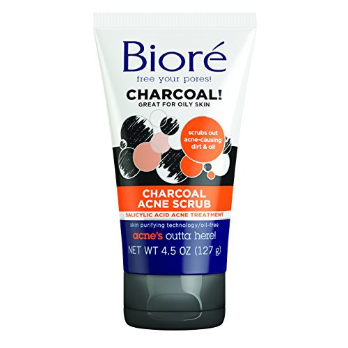 Biore Charcoal Acne Scrub, 4.5 Ounce, Only $5.41, free shipping after using SS