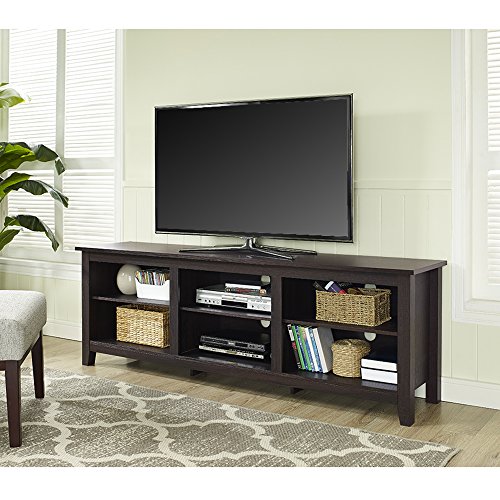 史低价！WE Furniture 木纹现代电视柜，70吋，现仅售$119.00，免运费