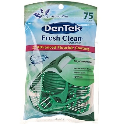 DenTek Fresh Clean Floss Pick, 75 Count $1.95