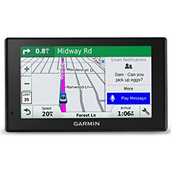 Garmin DriveSmart 51 NA LMT-S with Lifetime Maps/Traffic, Live Parking, Bluetooth,WiFi, Smart Notifications, Voice Activation, Driver Alerts,, Only $99.00