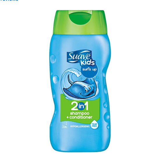 Suave Kids 2 in 1 Shampoo & Conditioner, Surf's Up 12 Ounce (Pack of 6) only $10.72
