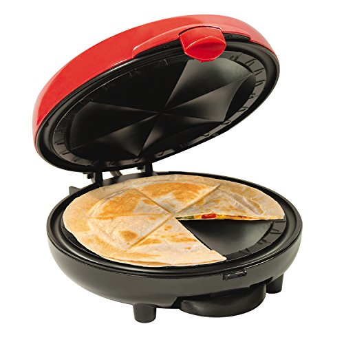 Nostalgia EQM200 Fiesta Series 6-Wedge Electric Quesadilla Maker with Extra Stuffing Latch, Only $14.99