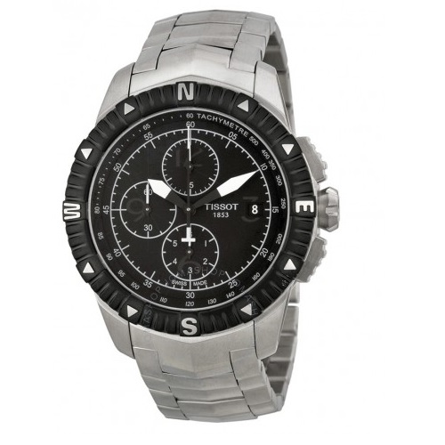 TISSOT T-Navigator Chronograph Black Dial Men's Watch T0624271105700, only $349.00, free shipping after using coupon code