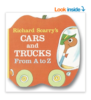 史低价 Richard Scarry's 认识汽车与货车 儿童字母启蒙纸板书, 现仅售$1.87