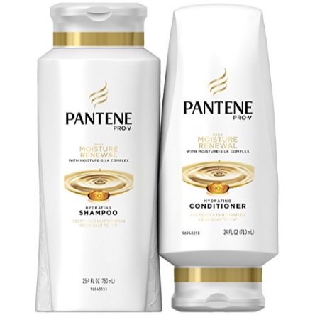 PANTENE Pro-V滋润修复洗发水750ml + 护发素710ml套装 用折扣码后只需$9.79