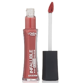 L'Oreal Paris Cosmetics Infallible Pro-Matte Gloss, Nude Allude, 0.21 Fluid $3.89