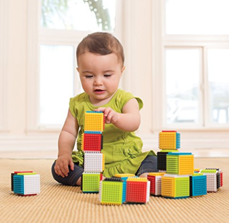 低价! Infantino儿童触感游戏彩色方块, 原价$14.99, 现仅售$5.79