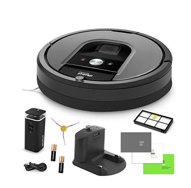 iRobot Roomba 960 Robotic Vacuum Cleaner Bundle with Accessories (6 Items) only $599