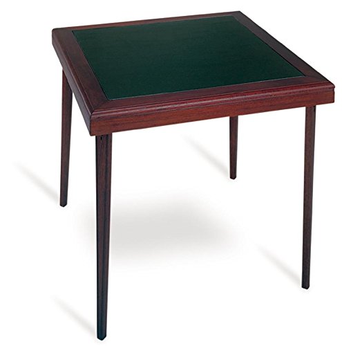 Cosco Folding Espresso Wood Table Square with Vinyl Inset, Only $39.79, You Save $96.89(71%)