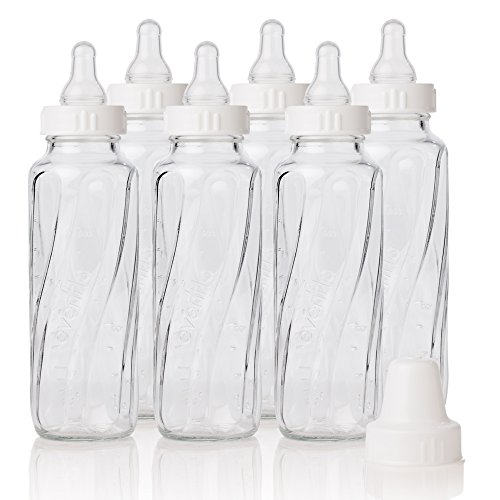 Evenflo Feeding Classic Glass Twist Bottles, 8 Ounce (Pack of 6), Only $7.19