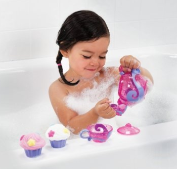 史低價 Munchkin 粉色茶壺杯子蛋糕洗澡玩具組, 現僅售$5.98